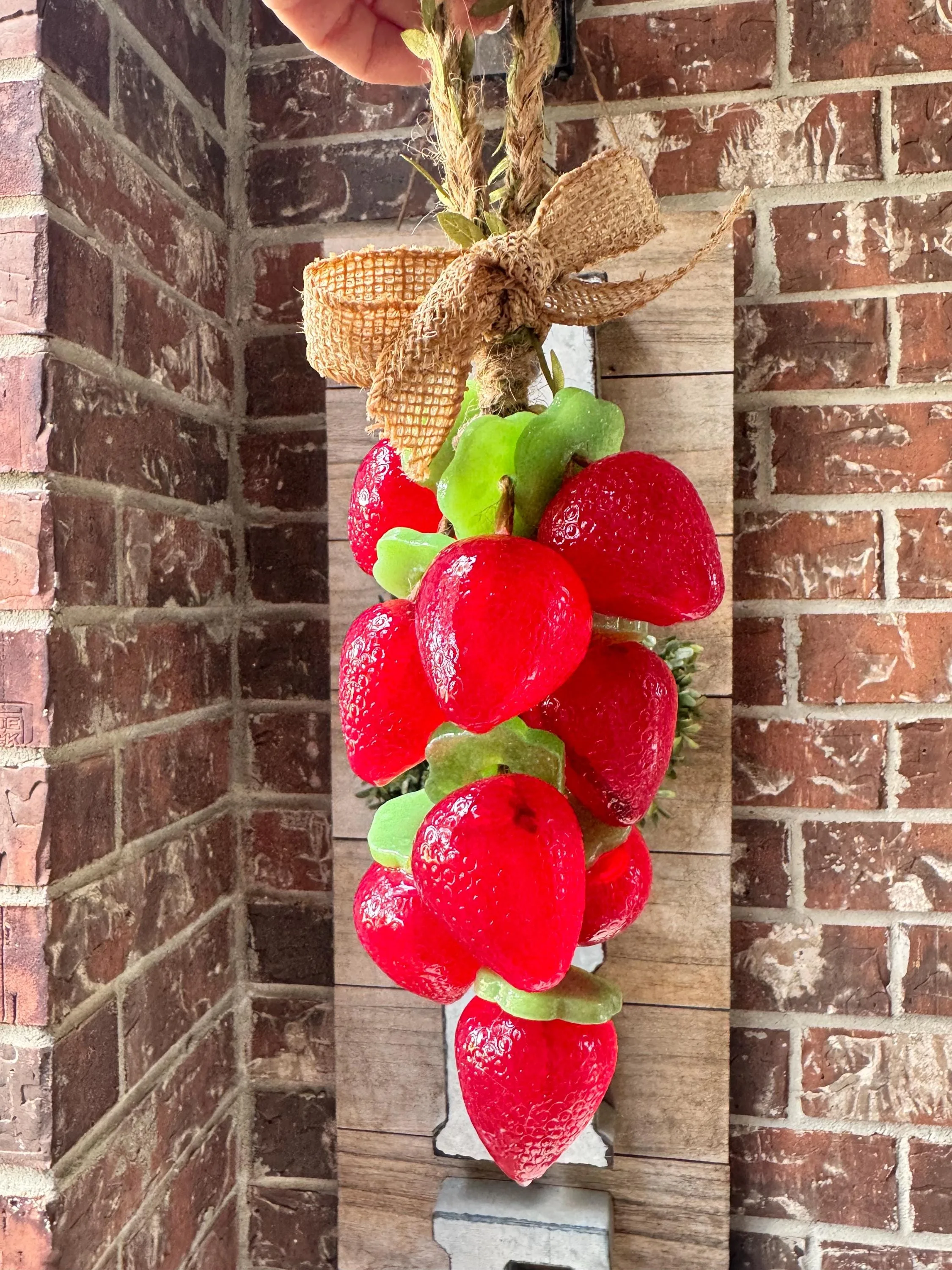 Handmade Strawberry Soap Charm: Strawberries and Cream Scented