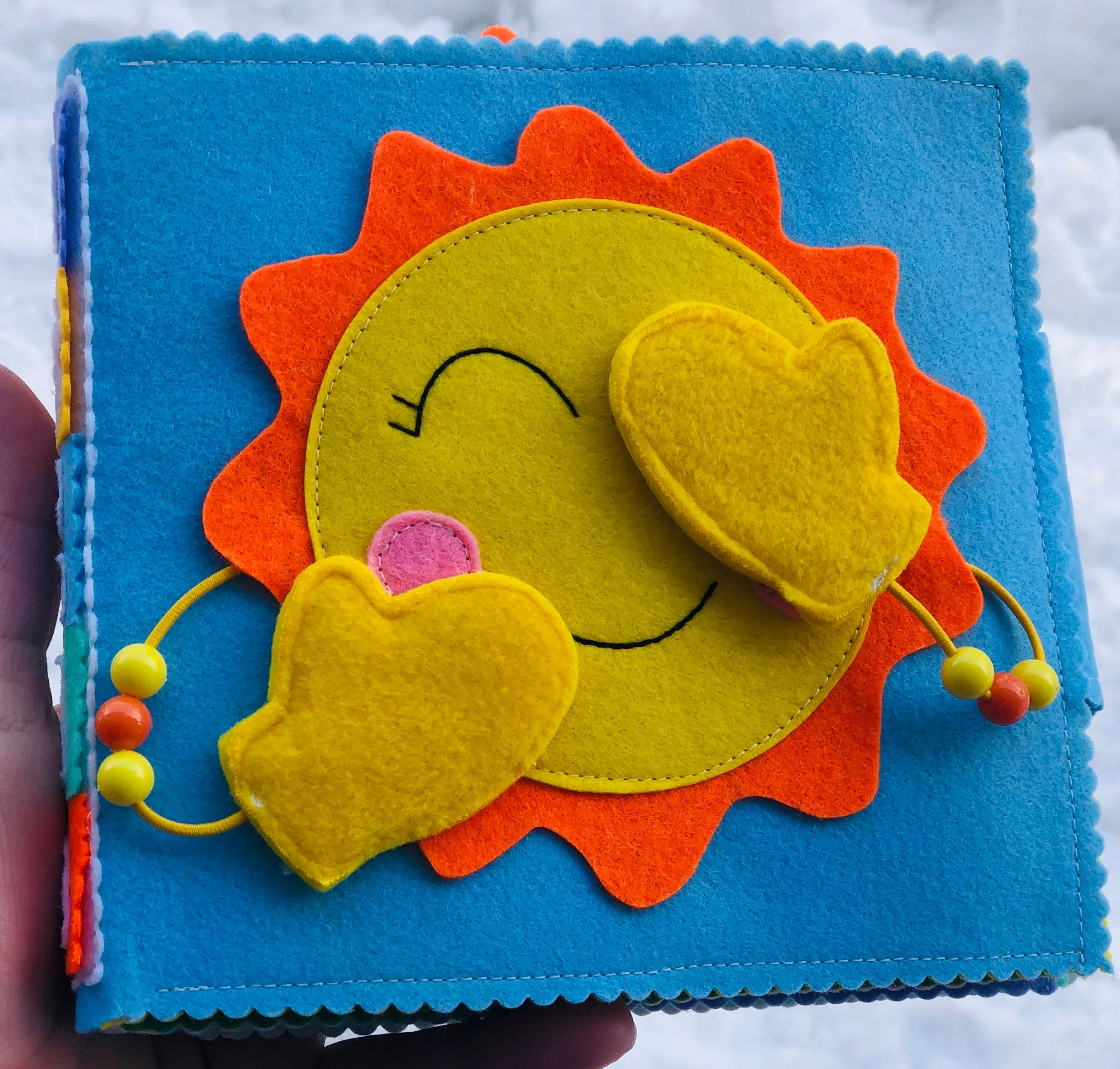Personalized Sensory Felt Quiet Book