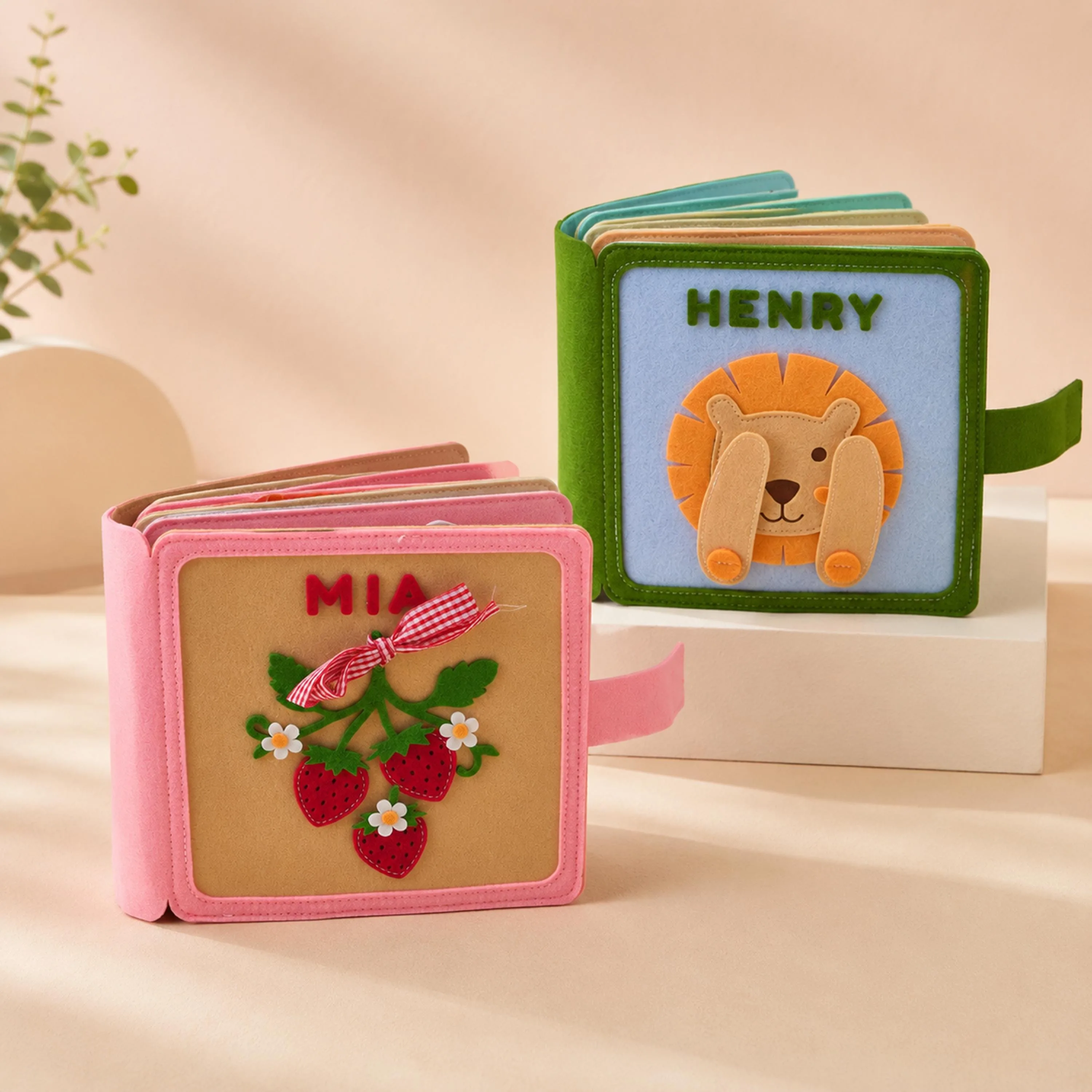 Personalized Handmade Felt Quiet Book