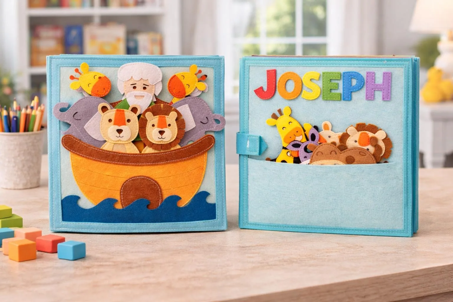 Personalized Bible Quiet Book with Name