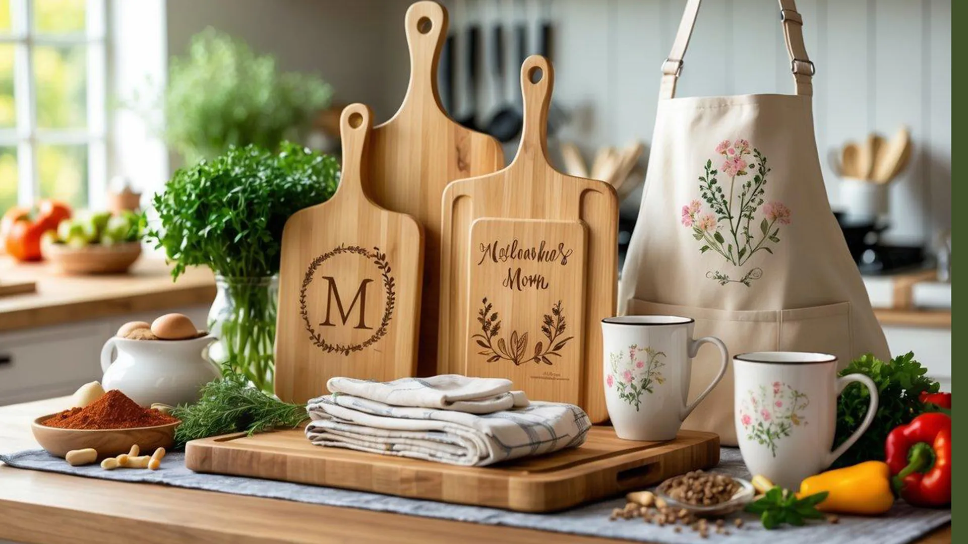 Gifting Engraved Boards, Towels, and Mugs