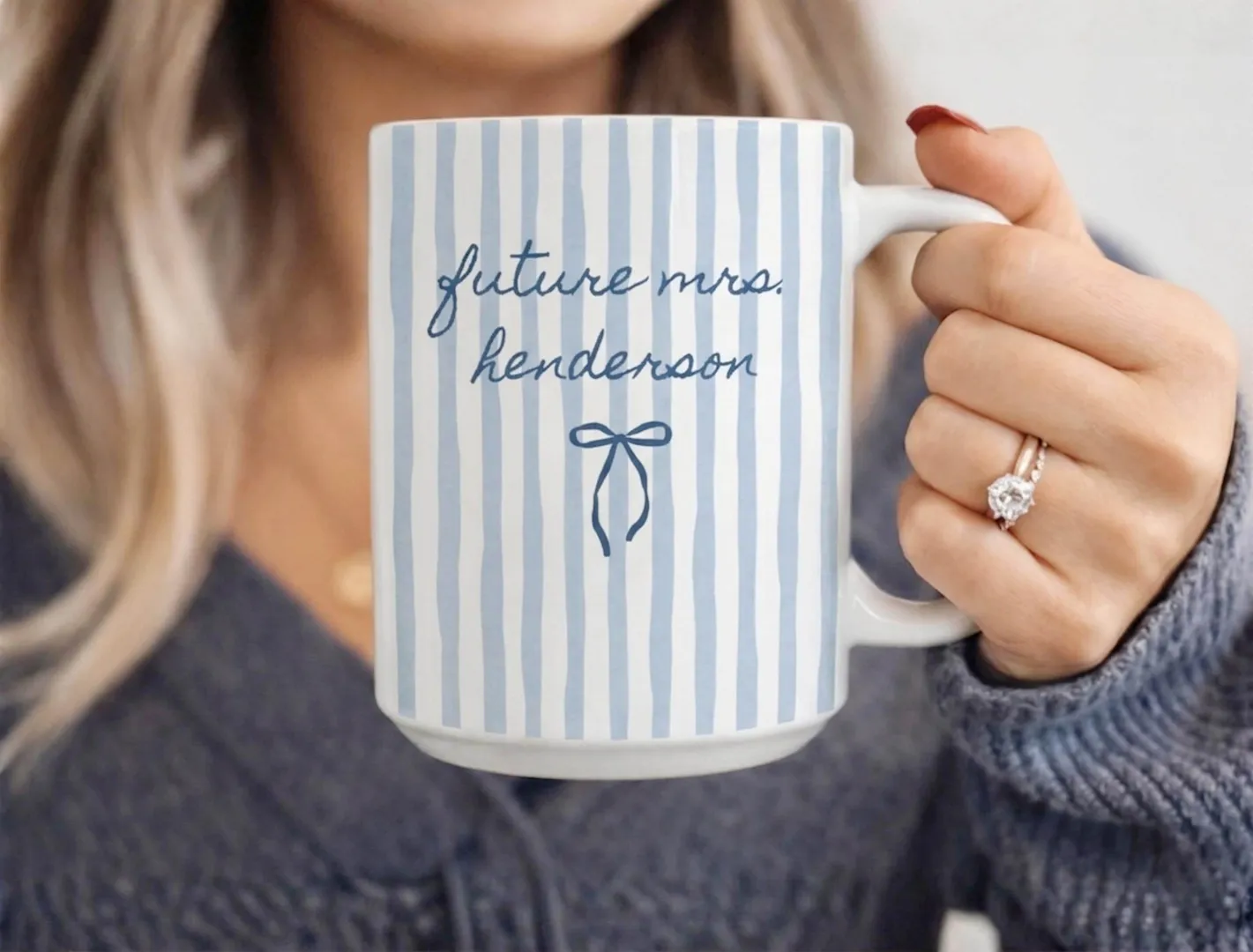Personalized Future Mrs Engagement Mug