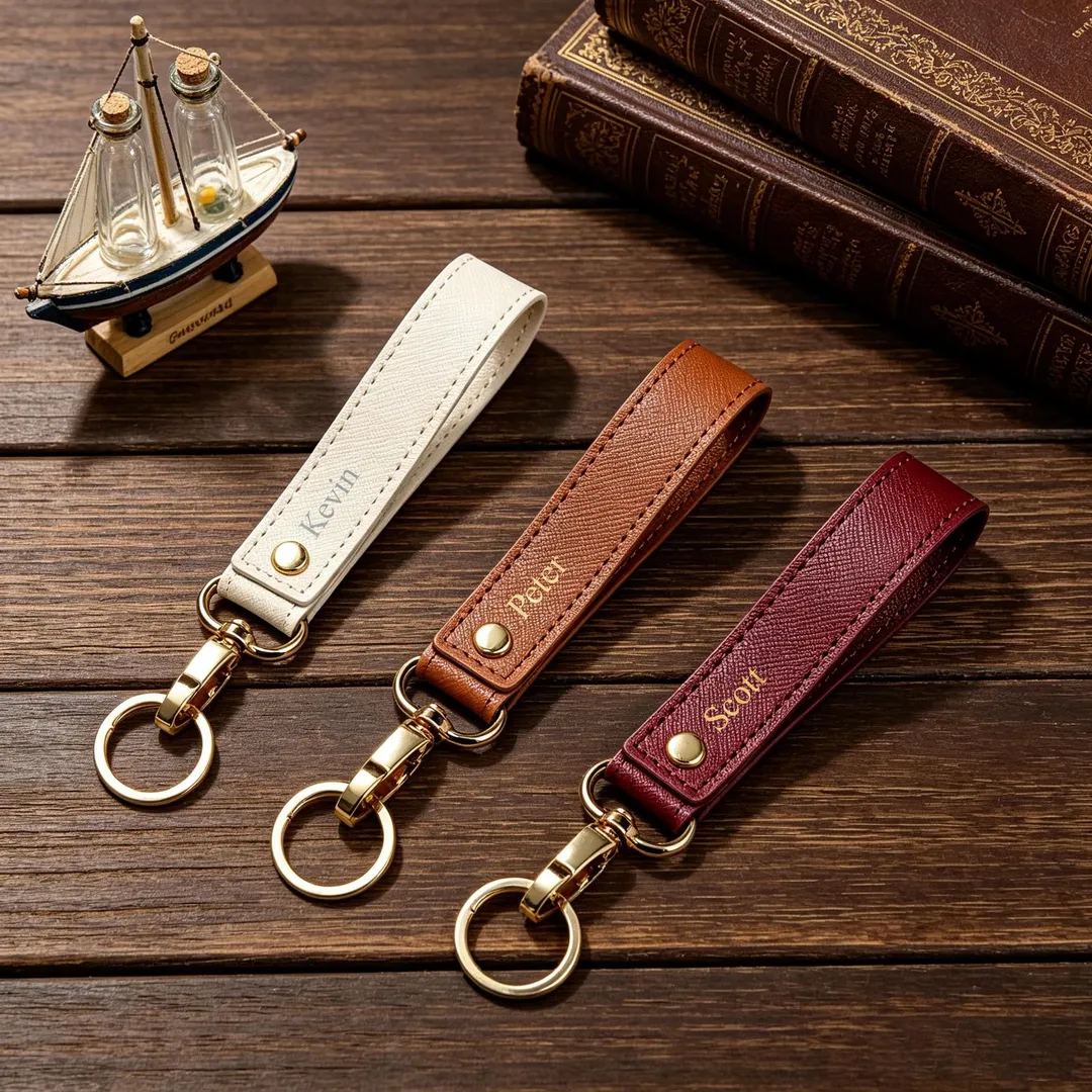 Personalized Name Wristlet Keychain